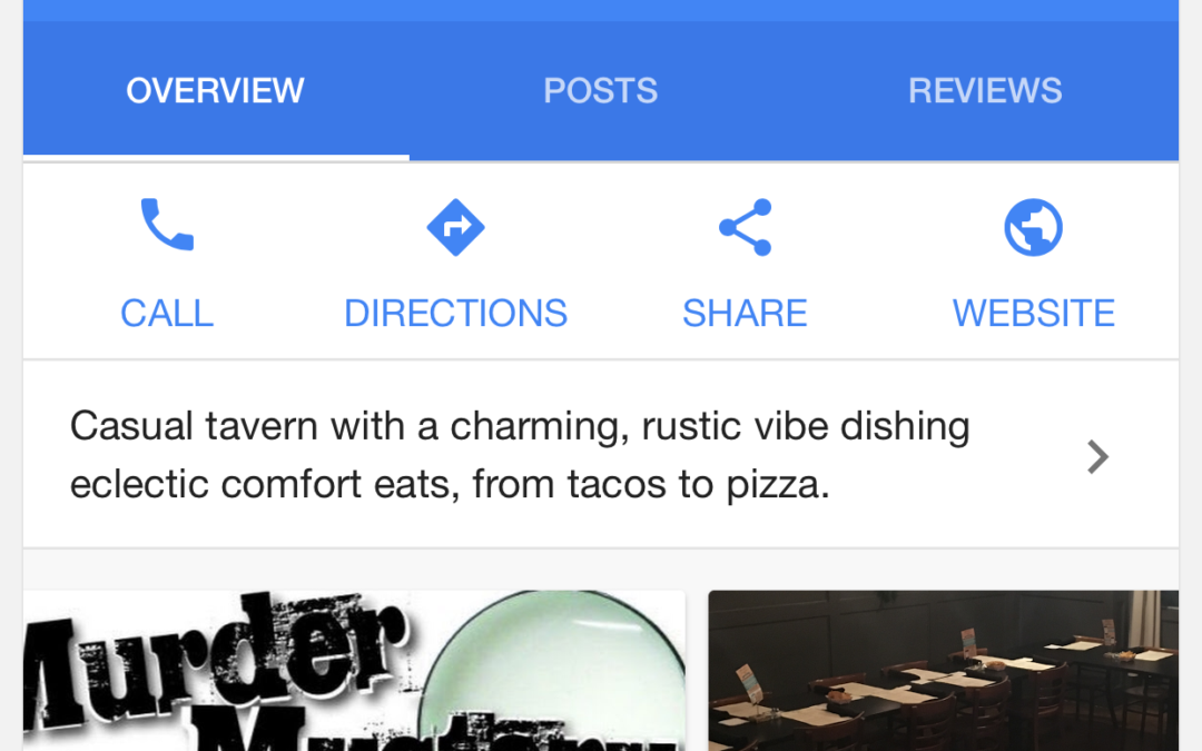 Google My Business Maps Listing – Events Posting